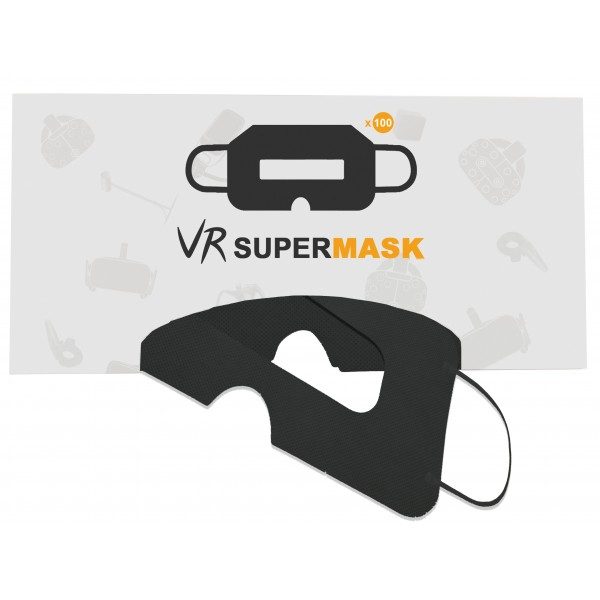 Masque jetable de protection noire à mettre sous le casque VR par Immersive Display France