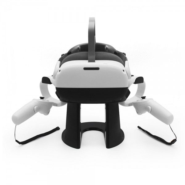 Pico Neo 3 headset stand with controller storage