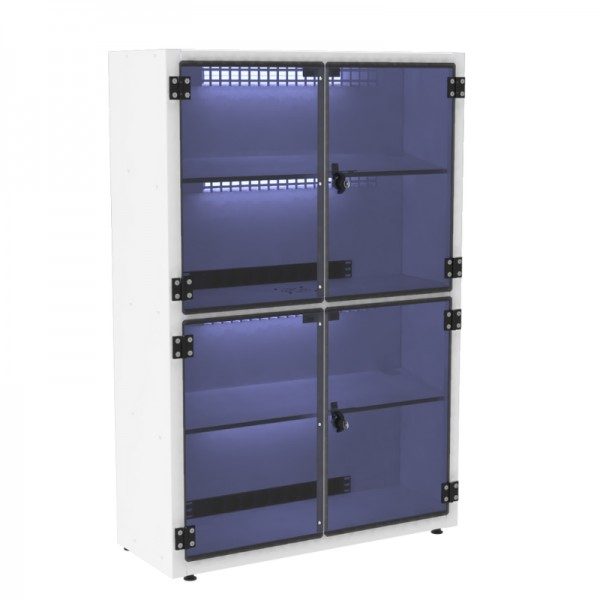 M-ASSET Charging cabinet - empty MINI UV-C decontamination and recharging cabinet