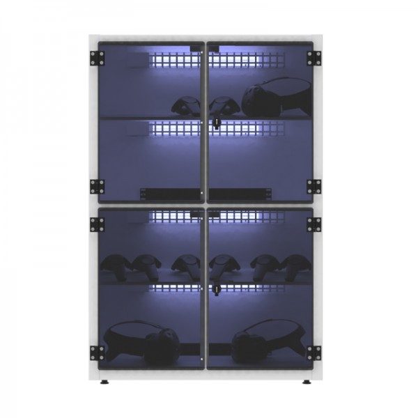 M-ASSET Charging cabinet - UV-C MINI decontamination and charging cabinet distributed by immersive display