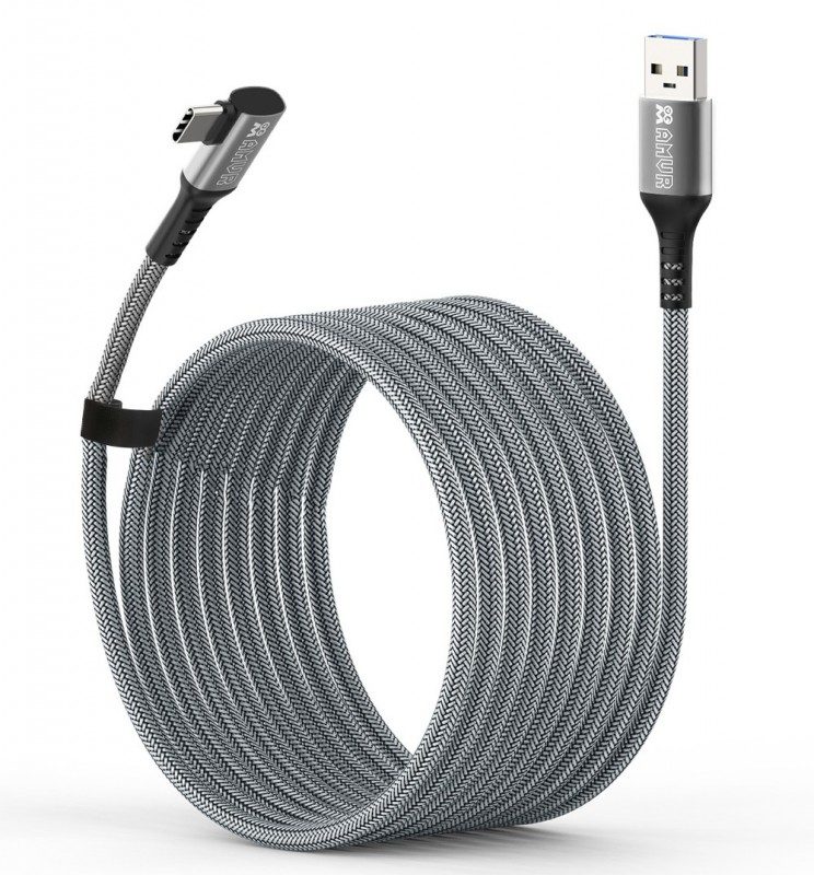 Premium USB-C Cable 5m (compatible with Apple Vision Pro, Meta Quest 3,  Quest Pro, Meta/Oculus Quest 2 and more)